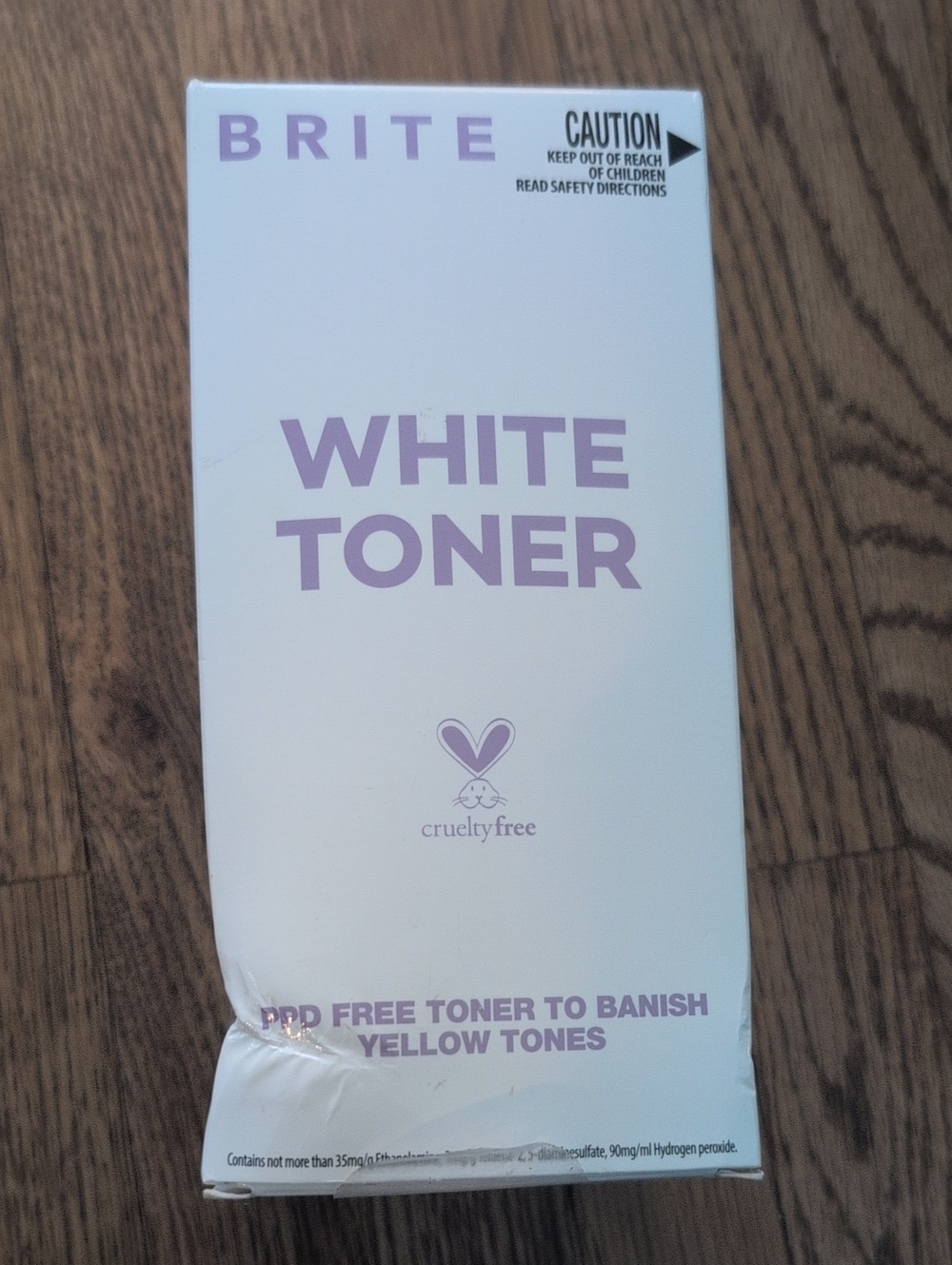 Hair toner BRITE white Toner